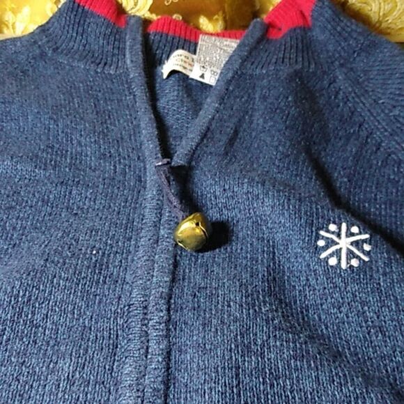 Tiara International Christmas Collection Women's Lg Beaded Snowmen Sweater - Picture 7 of 10